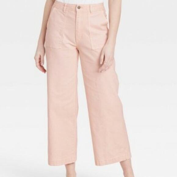 Universal Thread Highest Rise Wide Leg Crop Pants - Picture 1 of 7